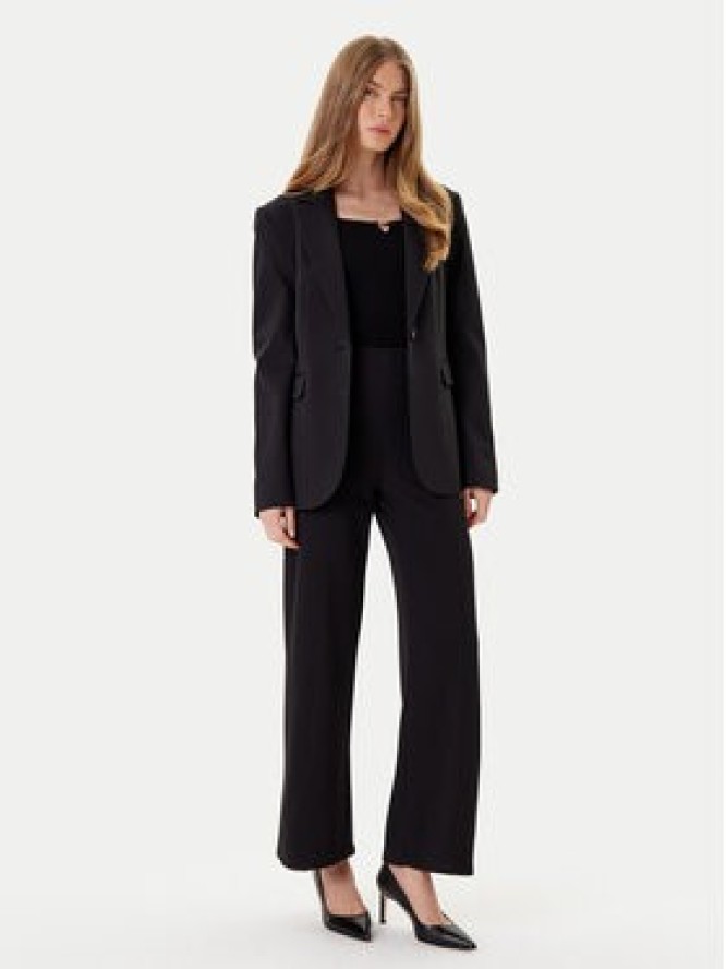 Rinascimento Spodnie materiałowe CFC0125304003 Czarny Regular Fit