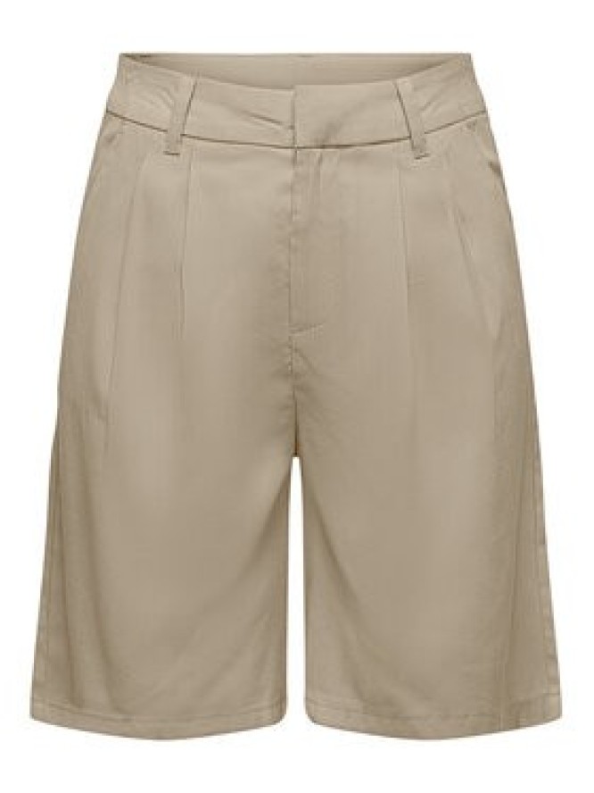 ONLY Szorty materiałowe Aris 15364121 Beżowy Regular Fit