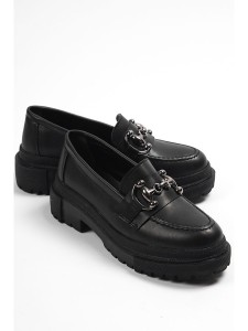 trendyol Mokasyny w kolorze czarnym rozmiar: 39
