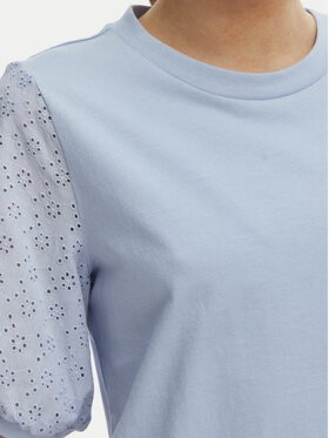 Vero Moda Bluzka Janni 10340706 Błękitny Regular Fit