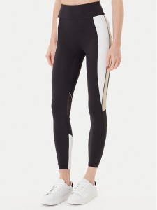 BOSS Legginsy Ekiden3 50544178 Czarny Slim Fit