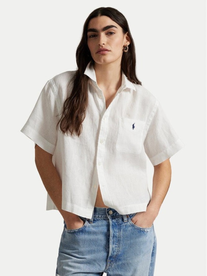 Polo Ralph Lauren Koszula 211965847001 Biały Relaxed Fit