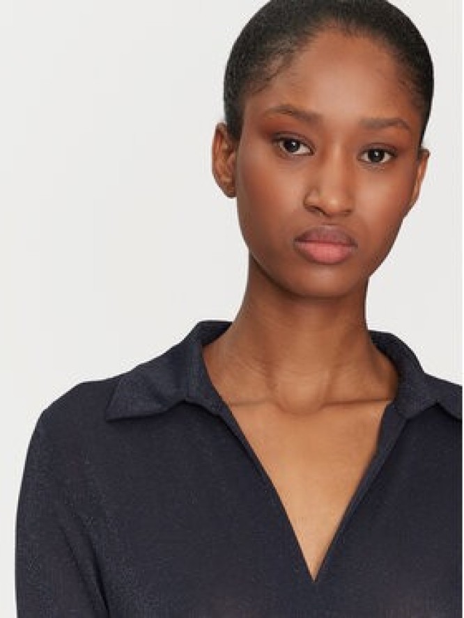 Marella Komplet bluzka i spodnie kom 2515631011 Granatowy Relaxed Fit