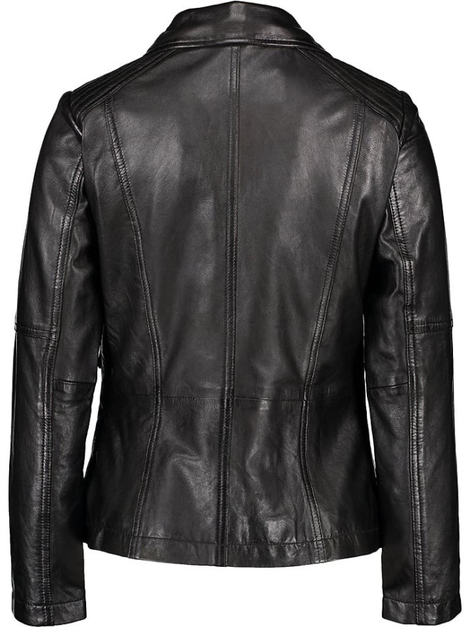 7eleven Skórzana kurtka w kolorze czarnym rozmiar: 38