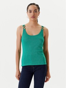 Morgan Top 251-DIDONI Zielony Slim Fit