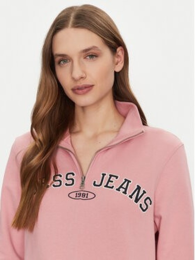 Guess Jeans Bluza W5RQ25 K68I4 Różowy Regular Fit