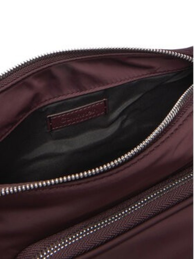 Calvin Klein Torebka Pocket Nylon Bag W/ Strap LV04F3132G Bordowy