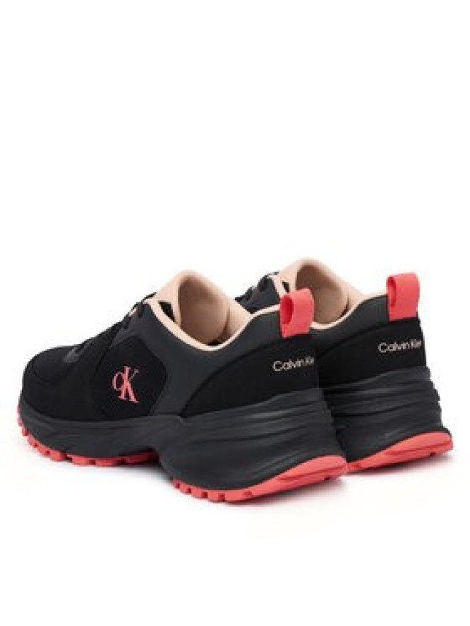 Calvin Klein Sneakersy Hike Runner Lace Up Su Mesh Wmn HW0HW03440 Czarny