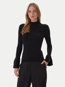 KAOS Golf RI1NT052 0001 Czarny Regular Fit