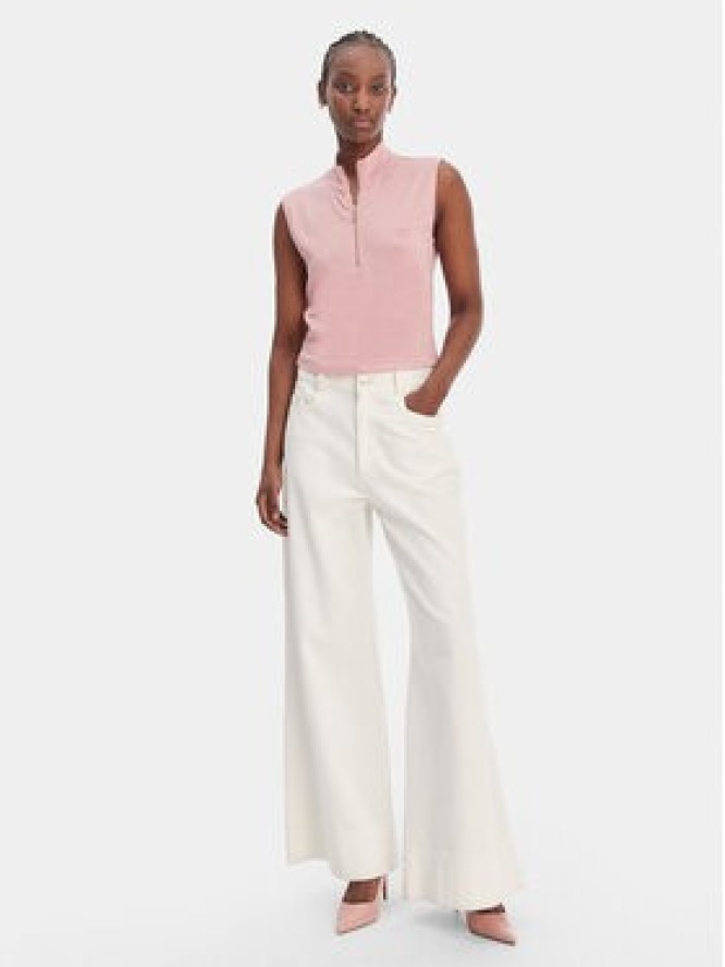 Liu Jo Sport Top TA6174 J3845 Różowy Regular Fit