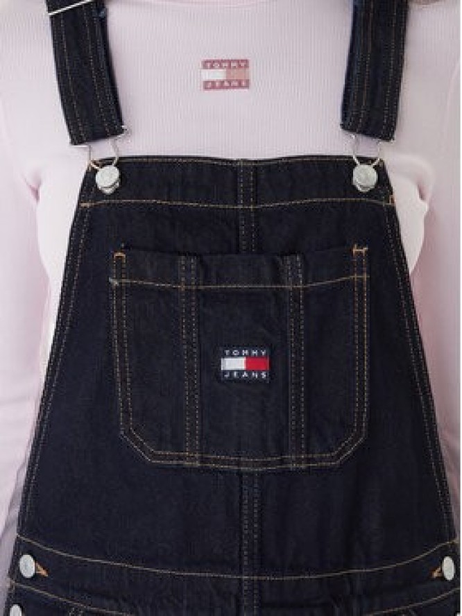 Tommy Jeans Sukienka jeansowa DW0DW22555 Granatowy Regular Fit