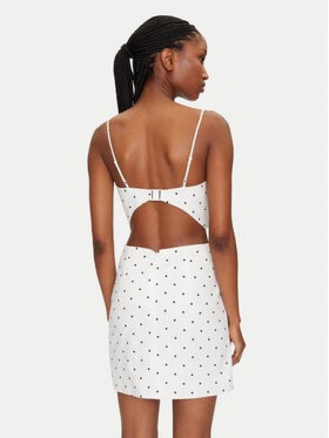 Bardot Sukienka letnia Vieda Linen Bow 59711DB Biały Regular Fit