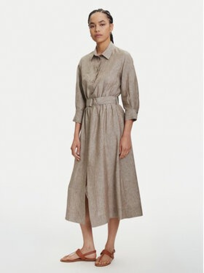 KAOS Sukienka codzienna RP1MR046 Szary Regular Fit