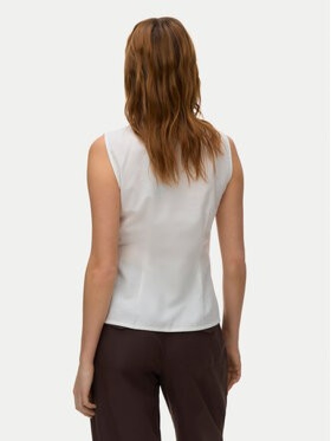Vero Moda Kamizelka Selma 10345675 Biały Regular Fit