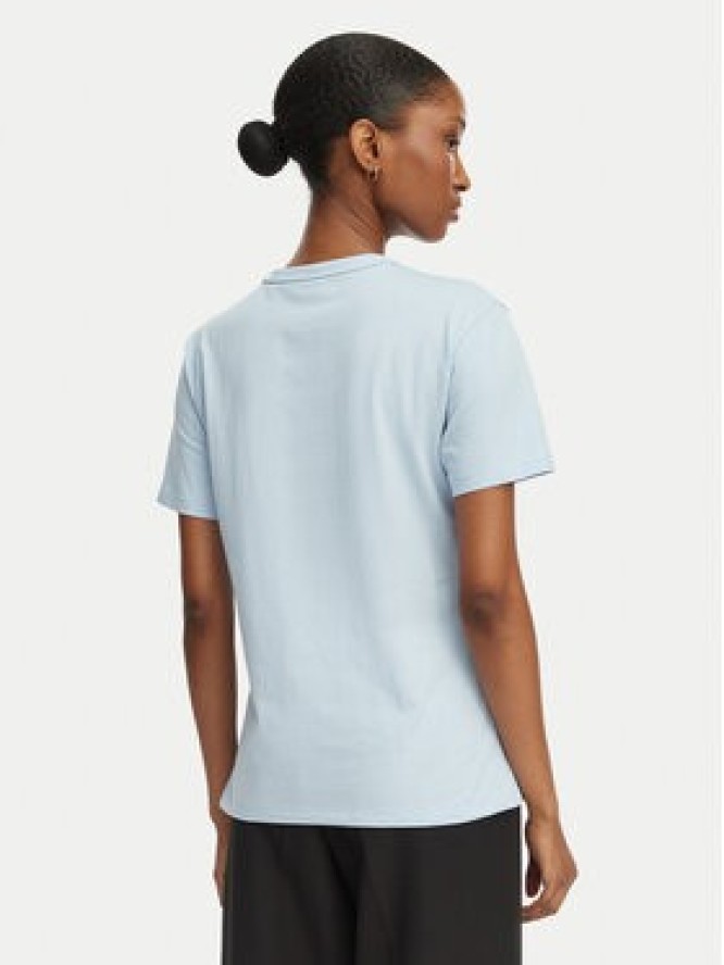 HUGO T-Shirt Damacia_7 50561233 Niebieski jasny Regular Fit