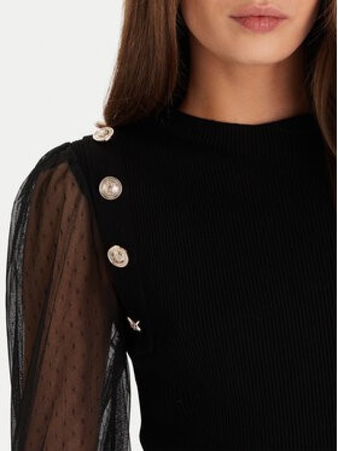 Morgan Bluzka 252-MALIA Czarny Regular Fit