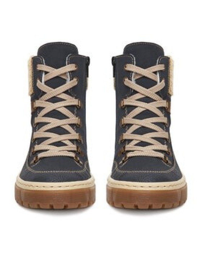 Rieker Trzewiki CEO-X8638-14 Granatowy