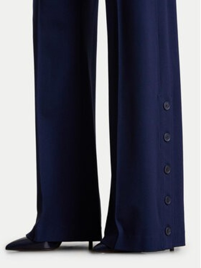 LAUREN RALPH LAUREN Spodnie materiałowe 200P09084001 Granatowy Wide Leg