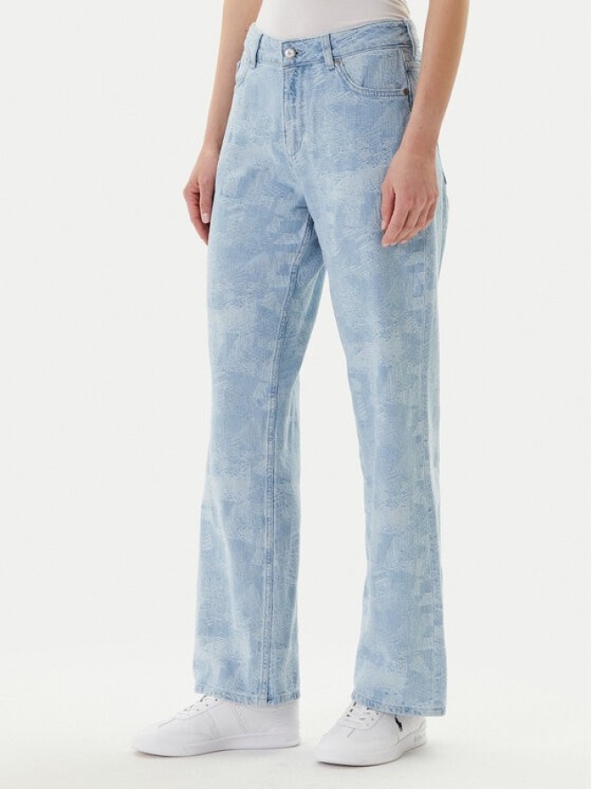 Mustang Jeansy Madison 1016002 Błękitny Wide Fit