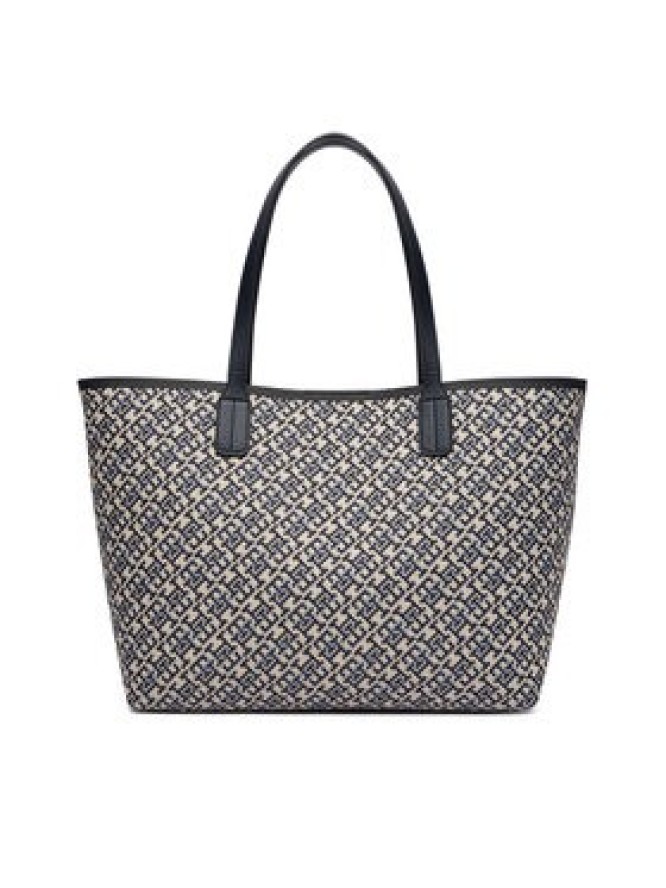 Tommy Hilfiger Torebka Th Icon Tote Jacquard AW0AW18889 Niebieski