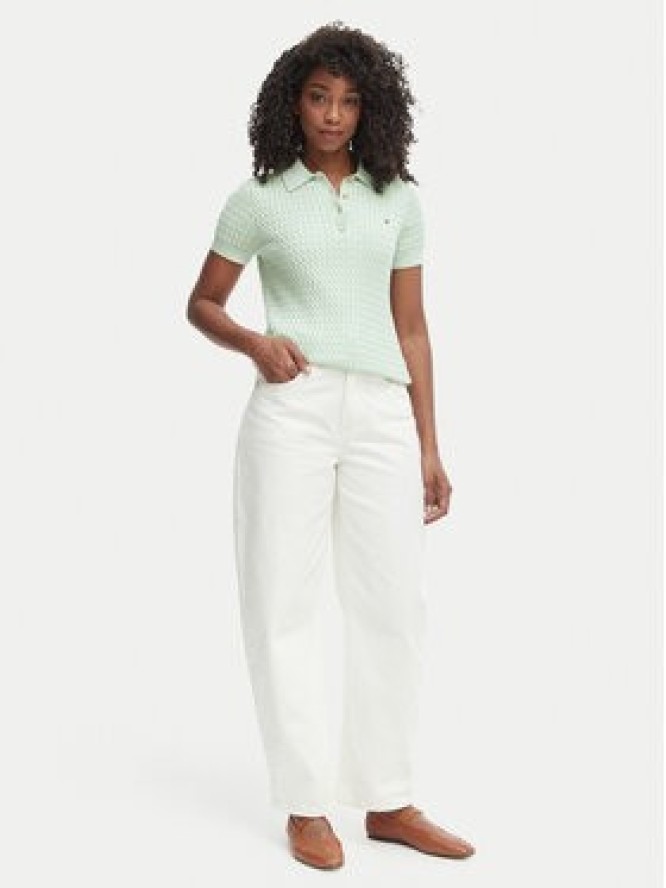 Tommy Hilfiger Sweter WW0WW41474 Zielony Regular Fit