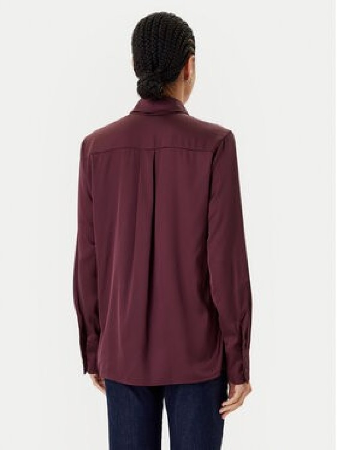 Guess Koszula A114 Bordowy Regular Fit