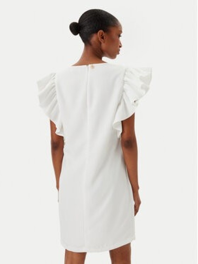 Fracomina Sukienka koktajlowa FR25SD1024W46001 Écru Regular Fit