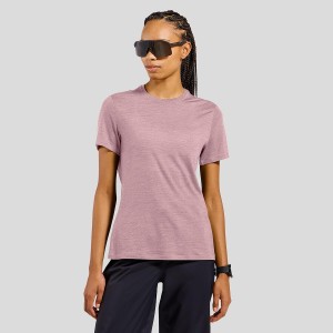 Koszulka z krótkim rękawem damska ODLO T-shirt MERINO TENCEL PLAIN TEE
