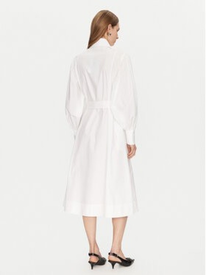 KARL LAGERFELD Sukienka koszulowa A1W13018 Biały Regular Fit