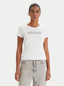 Armani Exchange T-Shirt XW002106 AF10356 U0002 Biały Slim Fit