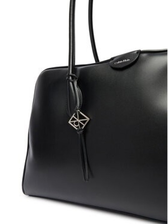 Calvin Klein Torebka Emblem Trio Large Work Bag LV04F3368G Czarny