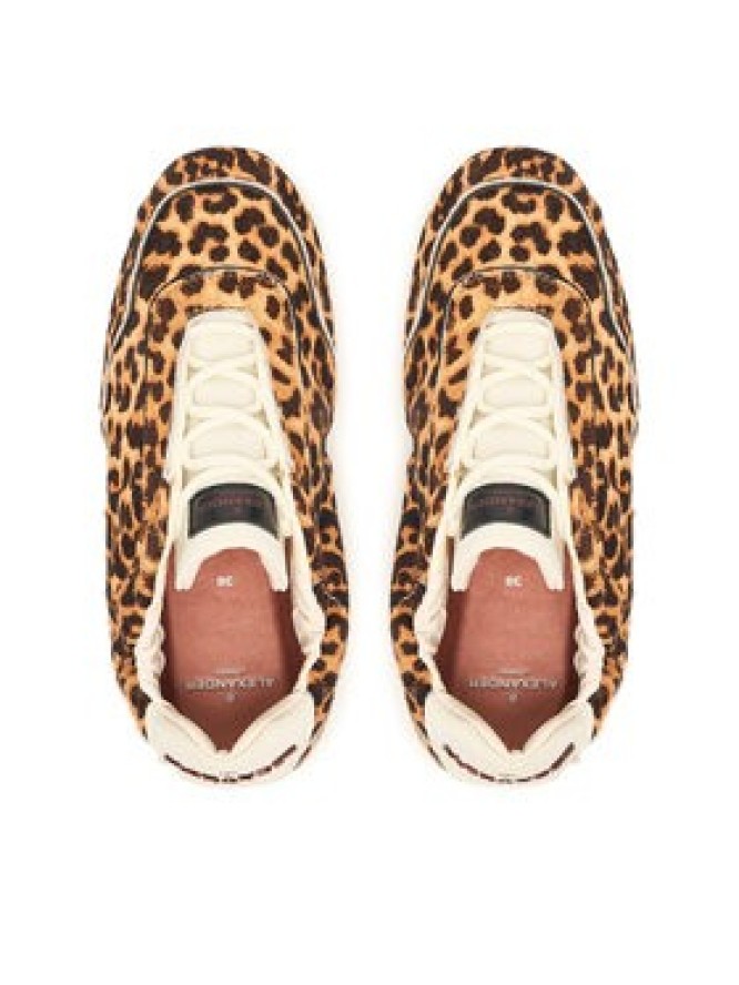 Alexander Smith Sneakersy River Woman Pony Leopard ALBERSW-9565 MAC Brązowy