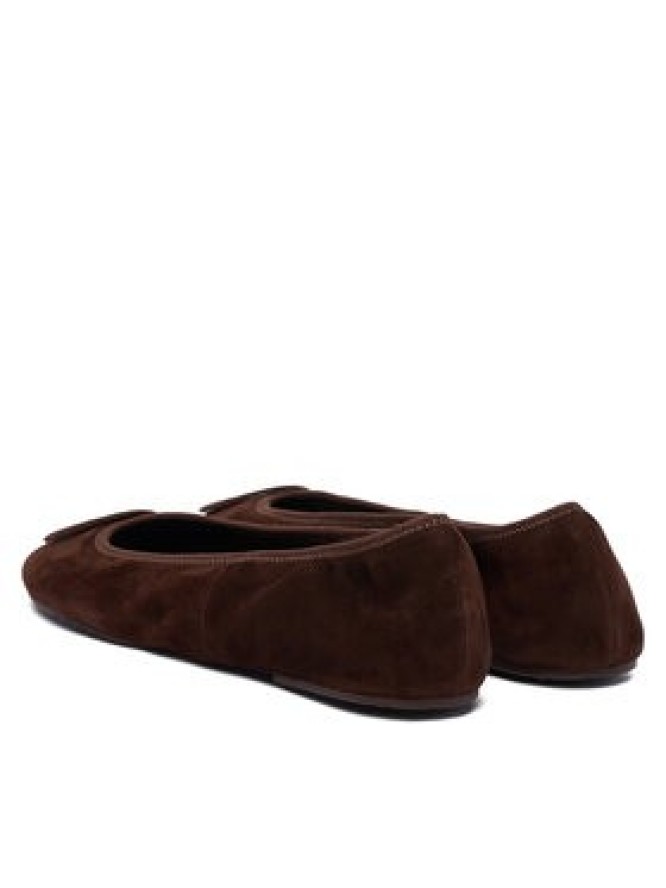 Tory Burch Baleriny Reva Travel Ballet 177247 Brązowy