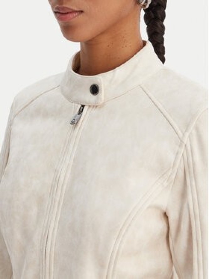 Desigual Kurtka przejściowa 26SWEW10 Biały Regular Fit