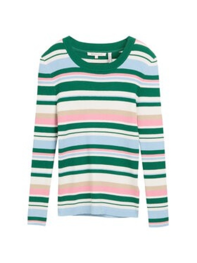 Tom Tailor Denim Sweter 1045615 Kolorowy Slim Fit