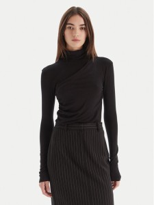 Patrizia Pepe Bluzka 2M4478 J337 Czarny Regular Fit