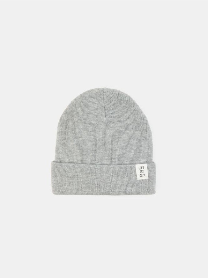 Czapka beanie - szary