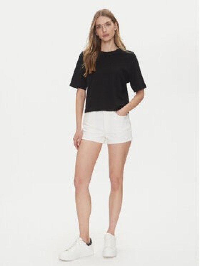 Guess Jeans Szorty jeansowe W5GD0Y D5M62 Biały Regular Fit