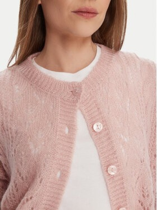 Kontatto Kardigan 3M0912C Różowy Relaxed Fit