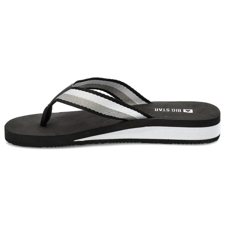 Czarne Japonki Big Star Wygodne Buty Damskie