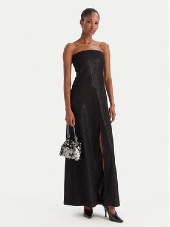 Eleh Sukienka wieczorowa EFW250295 Czarny Regular Fit