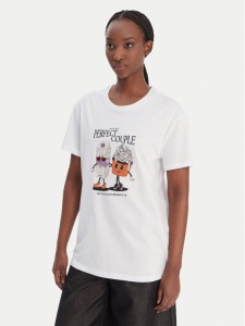 Liu Jo T-Shirt WA6163 JS904 Biały Relaxed Fit