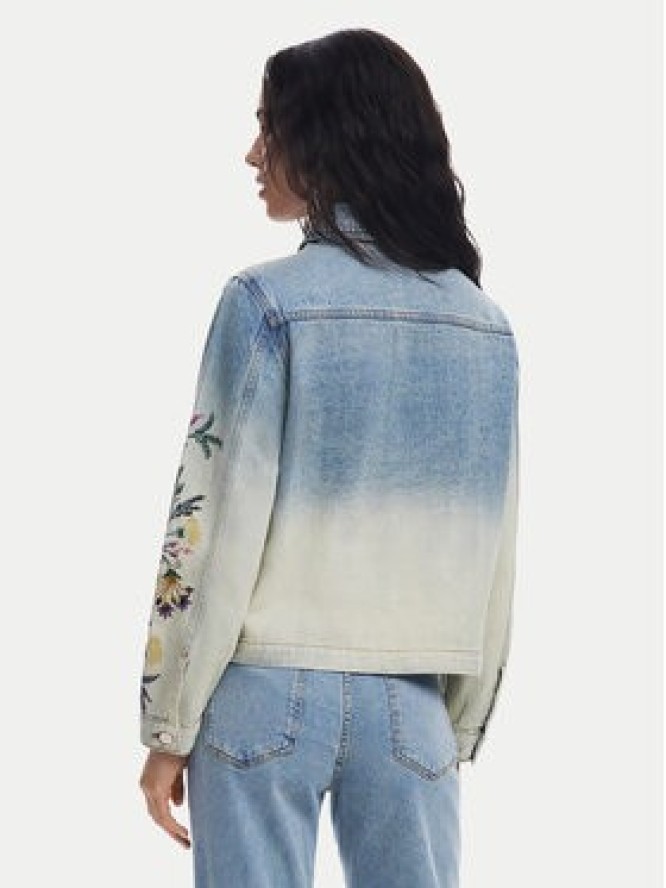 Desigual Kurtka jeansowa Houston 25SWED06 Niebieski Regular Fit