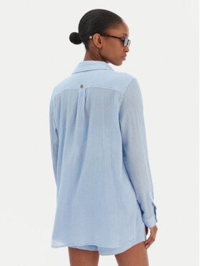 Seafolly Koszula Breeze 55428-TO Błękitny Regular Fit