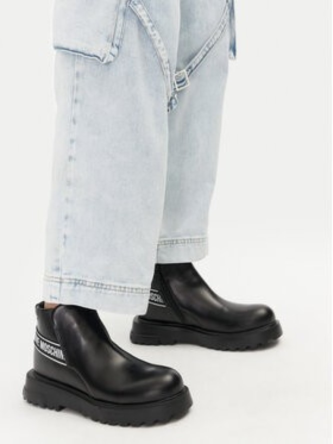 LOVE MOSCHINO Botki JA21024G1LIA0000 Czarny