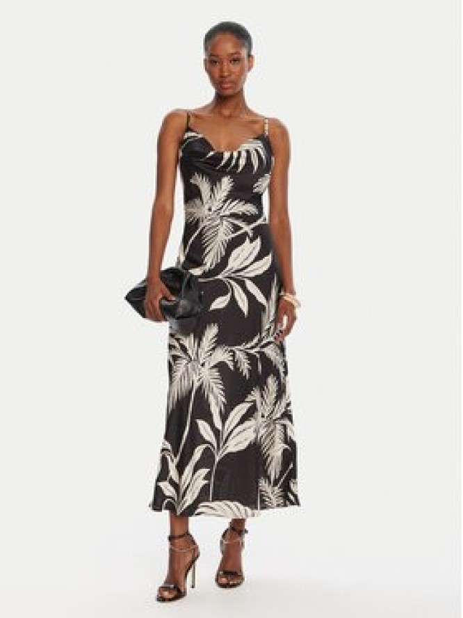 Guess Sukienka koktajlowa W5GK85 WH9C2 Czarny Classic Fit