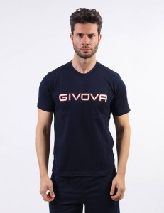 Cotton T-shirt Givova Spot Navy Blue