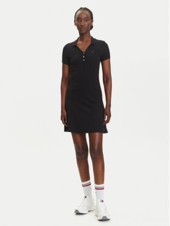 Tommy Jeans Sukienka codzienna DW0DW21172 Czarny Regular Fit