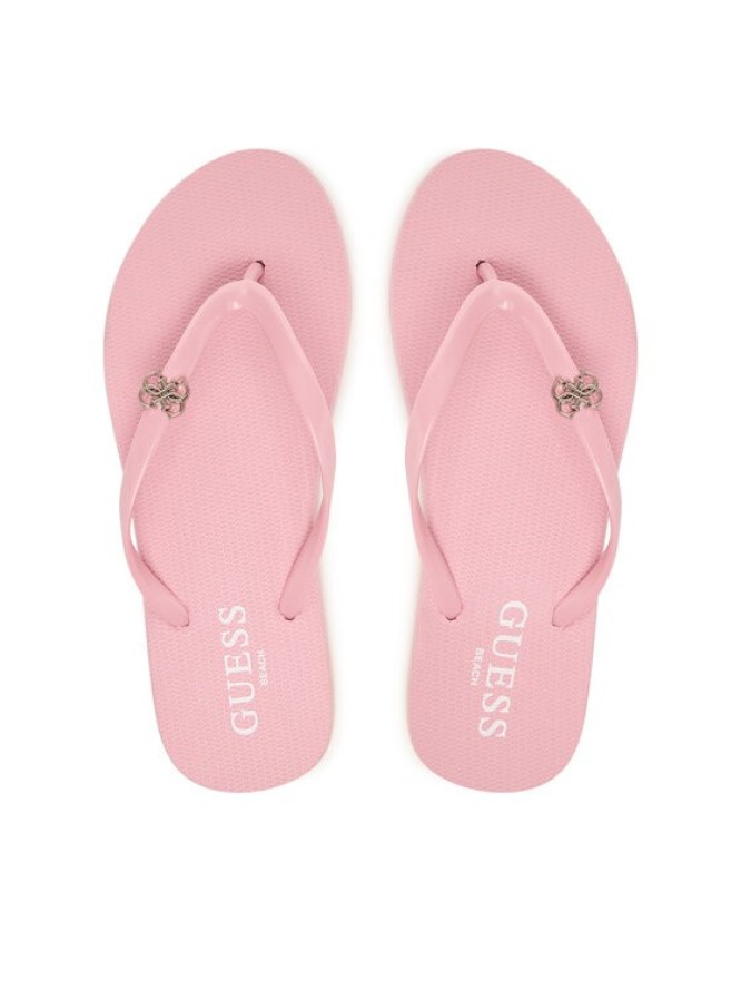 Guess Japonki E6GZ14 BB00F Różowy jasny