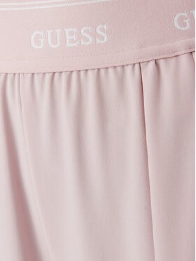 Guess Spodnie materiałowe V6GB08 W1771 Różowy jasny Regular Fit